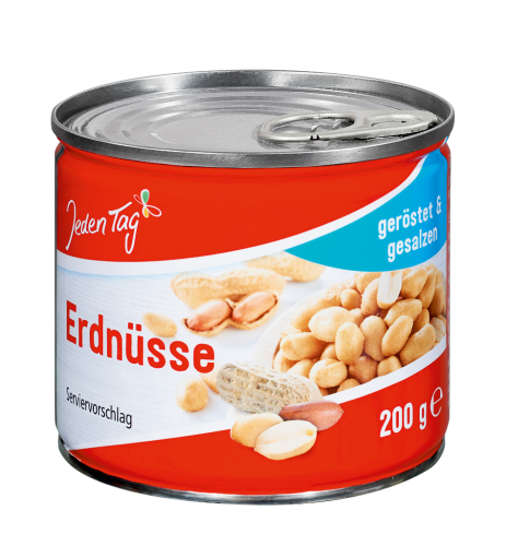 30 200grDs Jeden Tag Erdnüsse geröstet gesalzen 