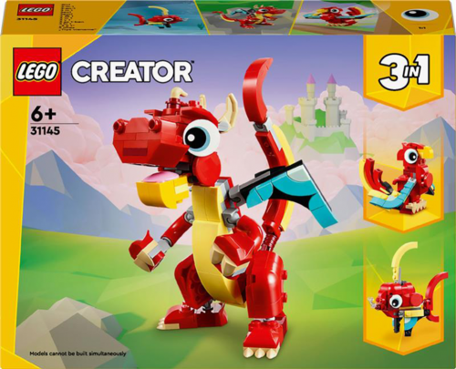 1 1St Pg LEGO Creator 31145 Roter Drache 