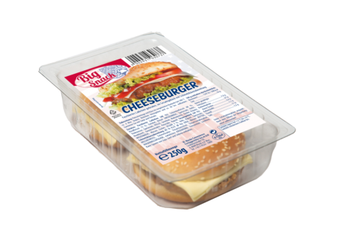 1 250g Bt BigSnack Cheeseburger gebraten 2St 