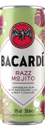 12 0.25l Ds Bacardi Razz Mojito 10% EWP 