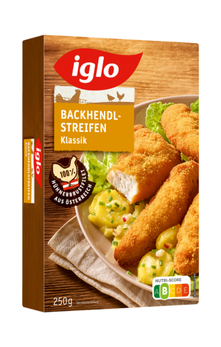 8 250gr Pg TKK Iglo Backhendlstreifen 