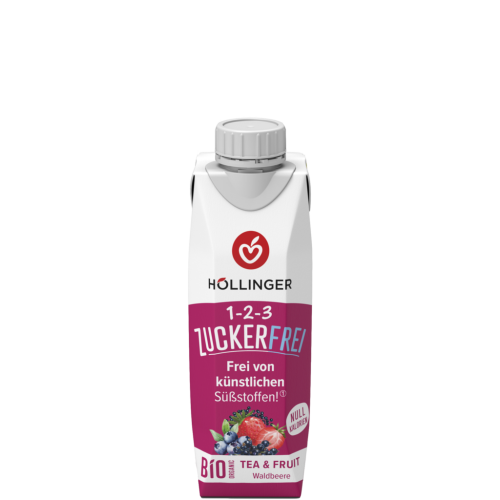15 0.30l Pg Höllinger 1-2-3 Zuckerfrei Waldbeere  