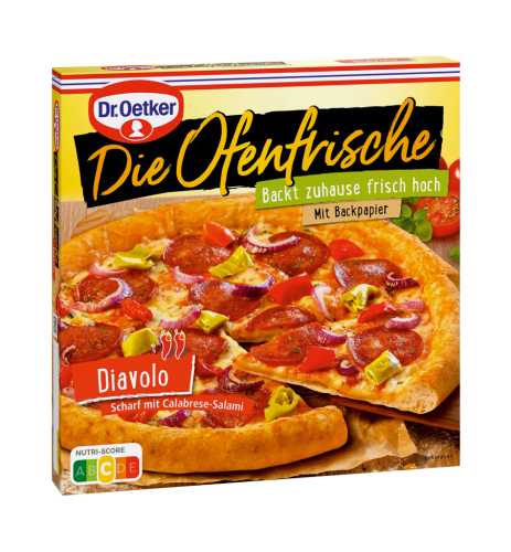 5 405gr Pg TKK Dr. Oetker Die Ofenfrische Pizza Diavolo 
