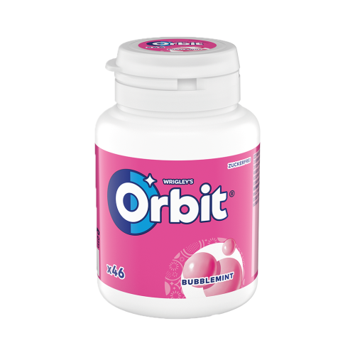 6 46St Pg Orbit Bubblemint Bottle zuckerfrei Kaugummi 