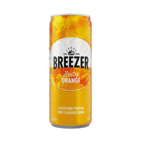 12 0.25lDs Bacardi Breezer Zesty Orange 4 % 