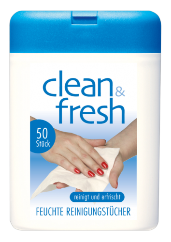 12 50 St clean & fresh Reinigungstücher 