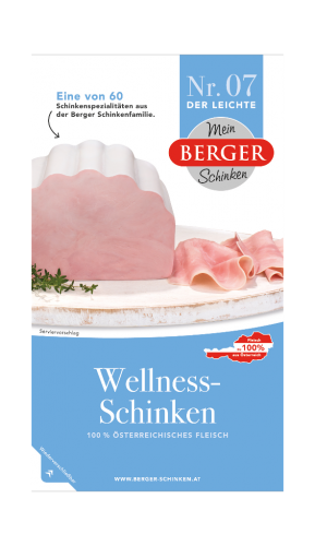 1 100g Pg Berger Wellness-Schinken geschnitten 