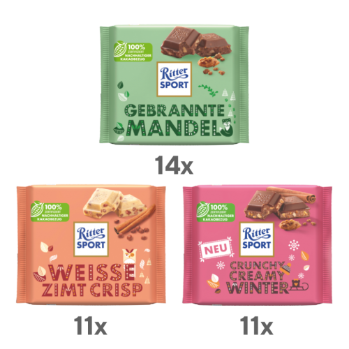 36 100gr Ta Ritter Sport Promotion Winter DP 