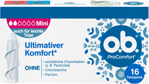 6 16St Pg o.b. ProComfort Mini Tampons 