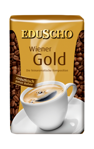 6 500gr Pg Eduscho Wiener Gold Bohne 