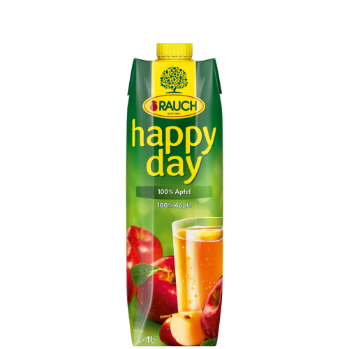 12 1.00l Pg Rauch Happy D Apfelsaft 100% Elo 