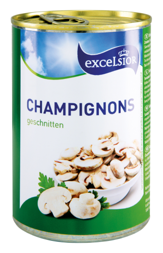 24 425ml Ds Excelsior Champignons geschnitten in der Dose 