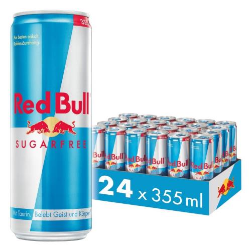 24 355ml Ds Red Bull Sugarfree 