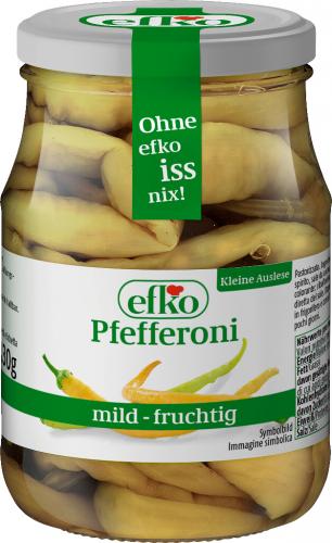 6 370ml Gl Efko Pfefferoni Mild 