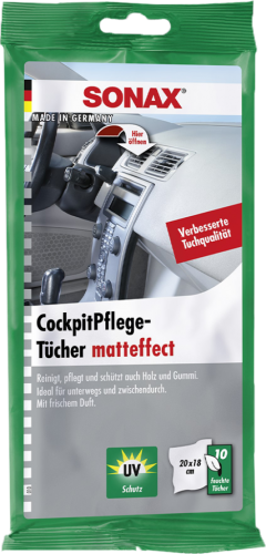 12 10St Pg Sonax CockpitPflegeTücher matteffect 