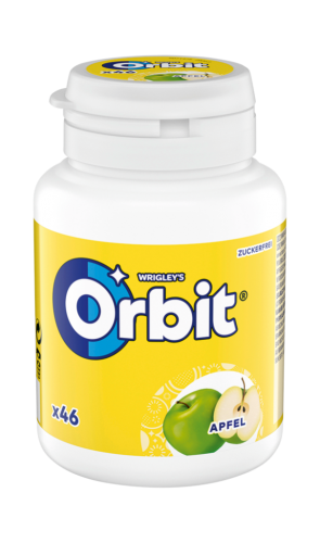 12 46 StkPg Orbit Kaugummi Apple Bottle 