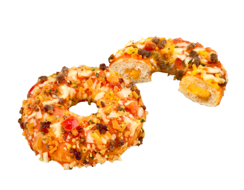 40 100g Pg TKK Gefüllter Pizza Donut Cheeseburger Style  