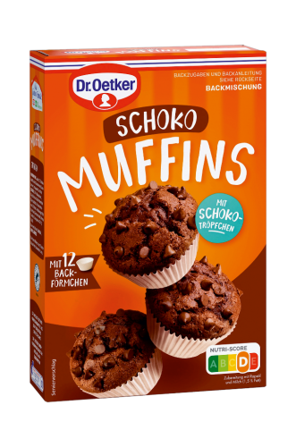 8 355gr Pg Dr. Oetker Schoko Muffins 
