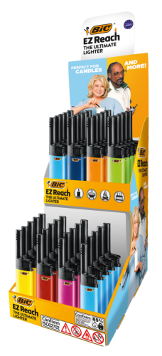 1 90St Pg BIC BBQ Feuerzeug Promotion Paket Mix DP VB 