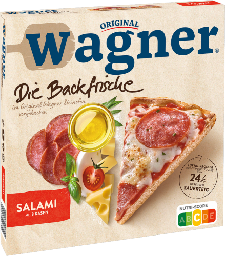 8 320grPg TKK Wagner Backfrische Salami Pizza 