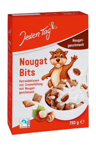 6 750gr Pg Jeden Tag Nougat Bits 