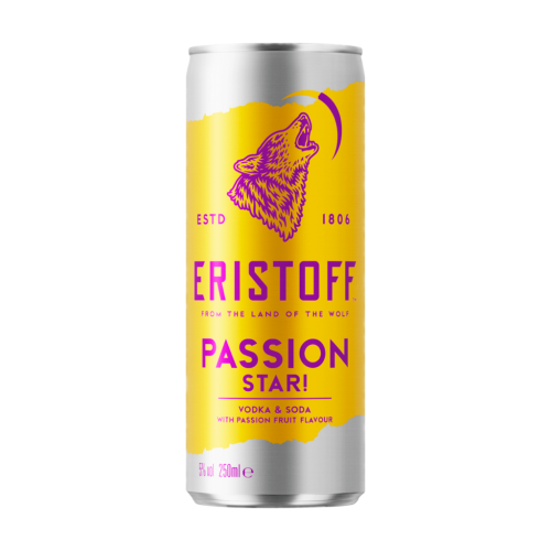 12 0.25l Ds Eristoff Passion Star 5% EWP 