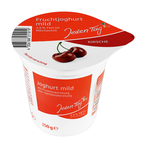20 150g Be Jeden Tag Fruchtjoghurt gemischt 