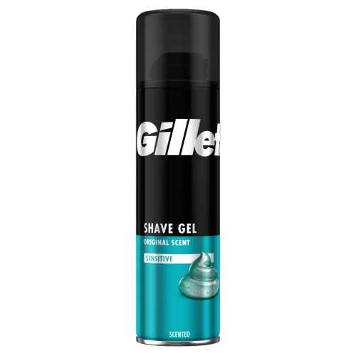 6 200mlDs Gillette Sensitive Basis Rasiergel 