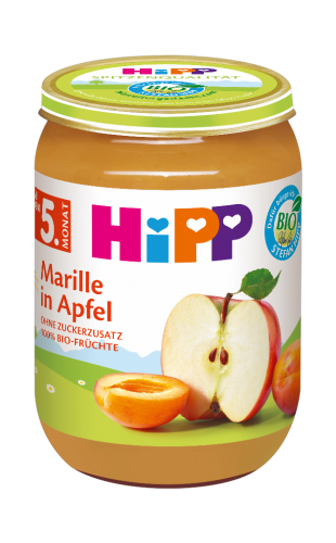 6 190grPg Hipp Marille in Apfel 
