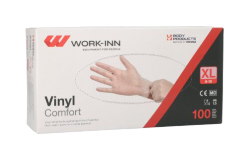 1 100St Pg Vinylhandschuhe ungepudert Größe XL  