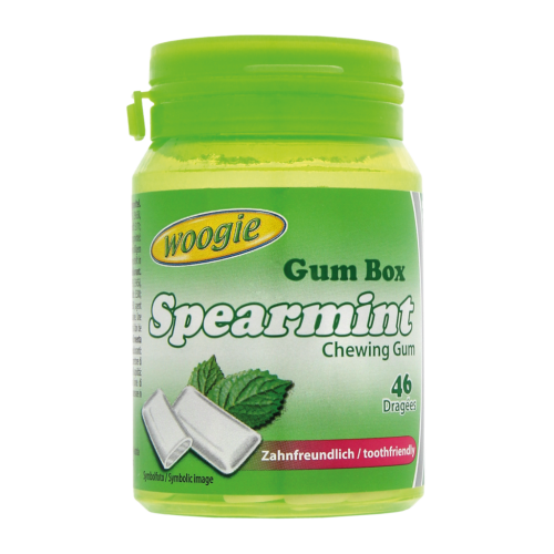 12 64.4g Pg Woogie Kaugummi Sparemint  