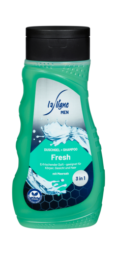 6 300ml Fl LaLigne Men Duschgel 3in1 Fresh 