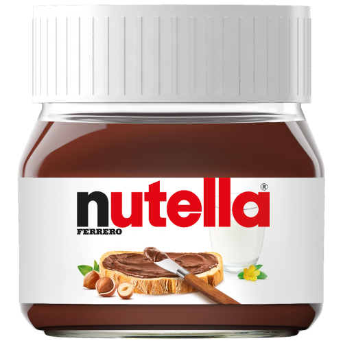 64 25grGl Nutella Glas Portionsglas 