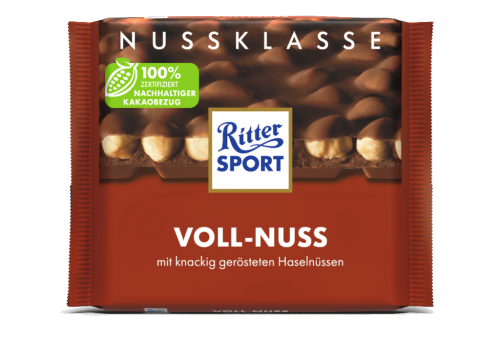 10 100gr Ta Ritter Sport Voll-Nuss 