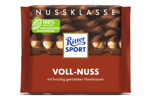 10 100grTa Ritter Sport Voll-Nuss 