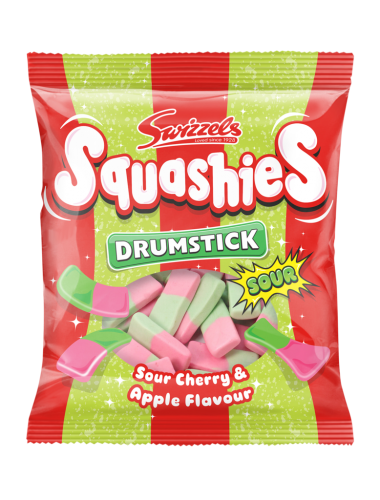 12 140grPg Swizzles Squashies Sour Cherry Apfel Drumstick 