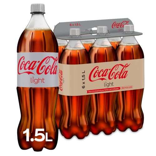 6 1.50lFl Coca-Cola Light Litetop PET 