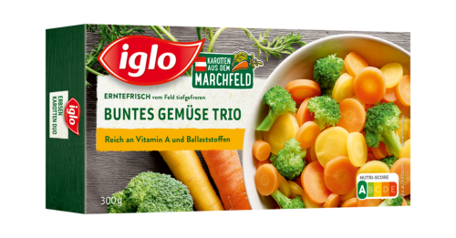 6 300g Pg TKK Iglo Buntes Gemüse Trio 