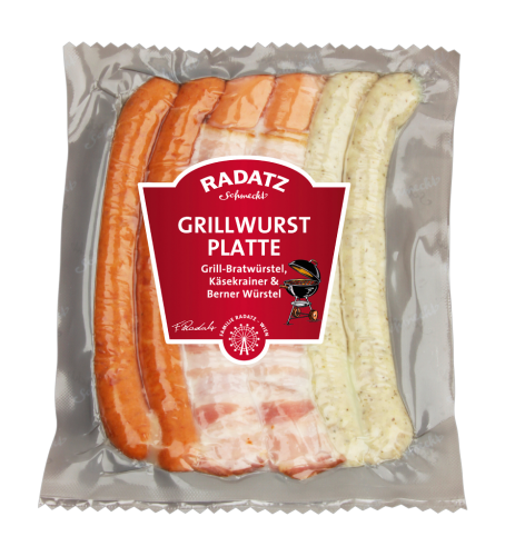 1 400g Pg Radatz Grillwurstplatte 