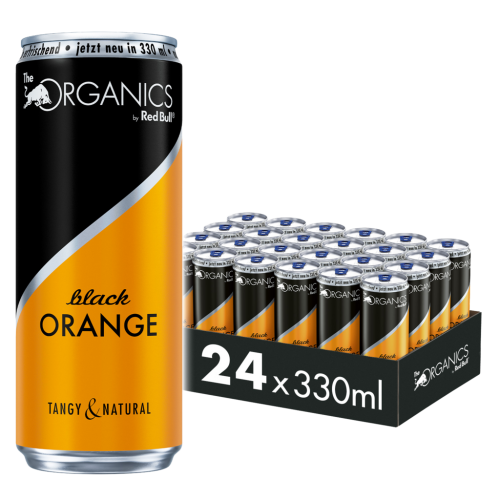 24 0.33l Ds Red Bull Organics Black Orange BIO EWP 