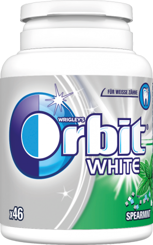 12 46    St Orbit White Kaugummi Spearmint Bottle 