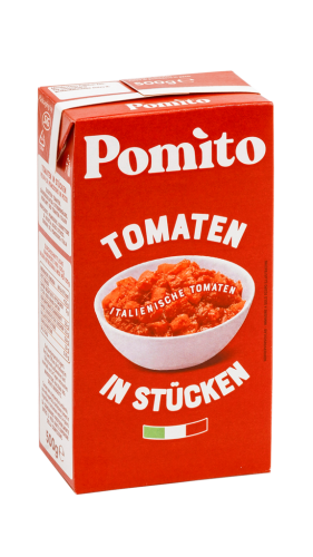 16 500g Pg Pomito Tomaten in Stücken 
