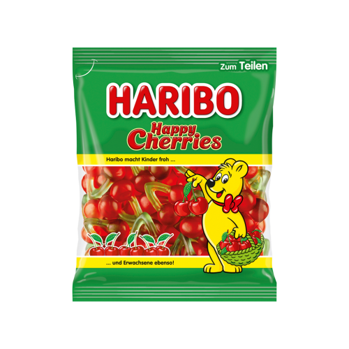 18 175g Bt Haribo Happy Cherries 