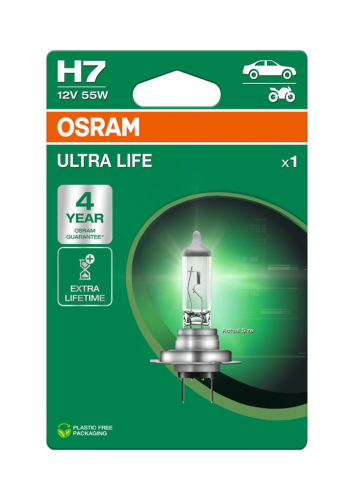 10 1St Pg Osram Ultra Life H7 55W  