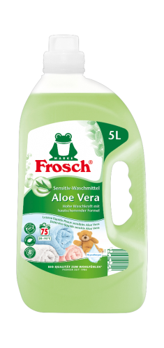 1 5.00lKa Frosch Sensitive Flüssig-Waschmittel Aloe Vera 