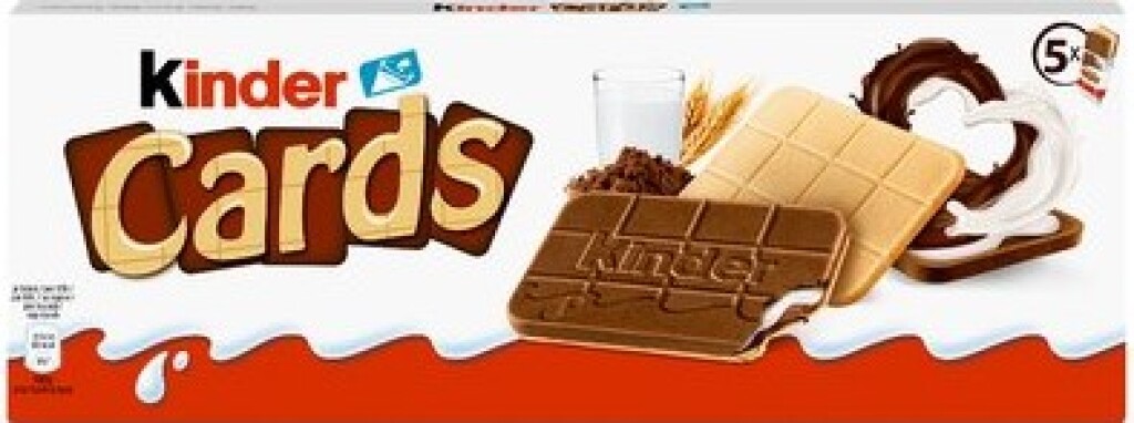 20 128gr Pg Ferrero Kinder Cards 