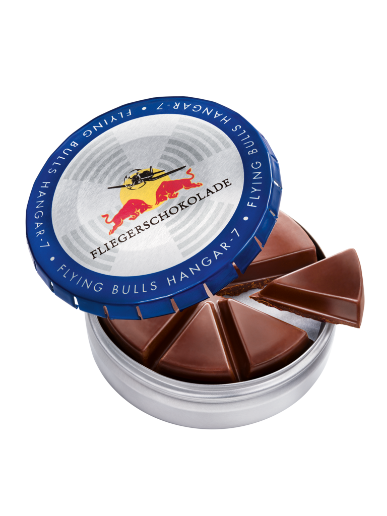 10 100g Ds Red Bull Fliegerschokolade 