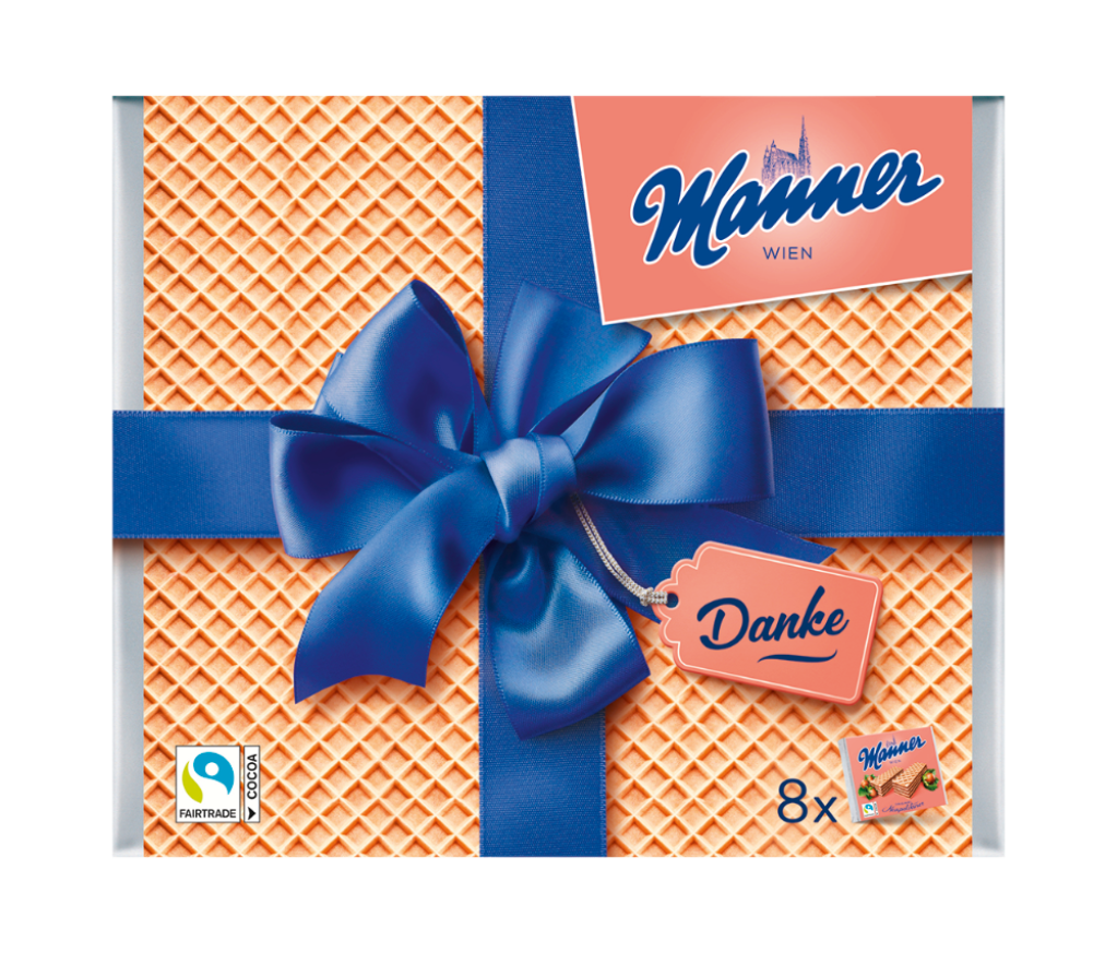 10 8St 75g Pg Manner Neapolitaner Geschenk "Danke" 