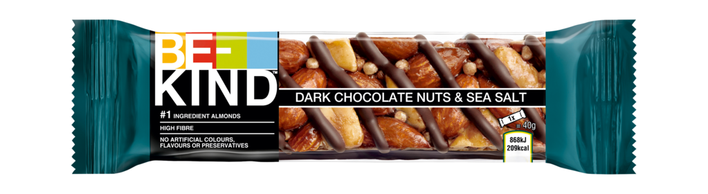 12 40g Pg BeKind DarkChoco Nuts & Salt 