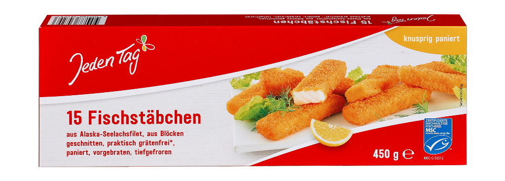 10 450g Pg TKK Jeden Tag Fischstäbchen 